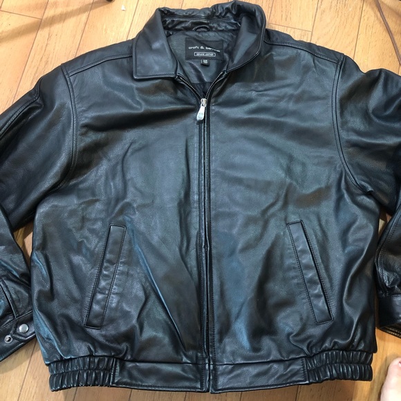 croft & barrow leather jacket